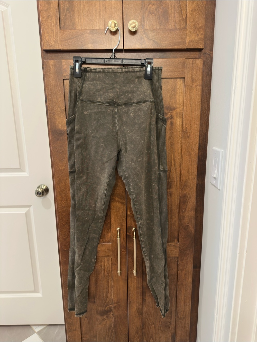 aerie Olive Green High-Waist Leggings